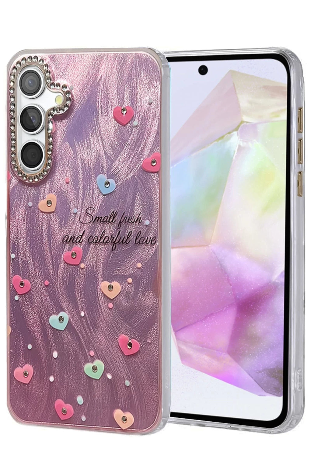Samsung Galaxy A35 5G Uyumlu Kılıf Blade Aynalı Desenli Kapak - Desen 8