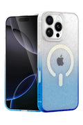 Apple iPhone 16 Pro Max Uyumlu Pummel Shiny Magsafe Kapak - Mavi
