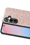 Onegif Samsung Galaxy S24 Plus Uyumlu Bright Simli Kapak - Pembe