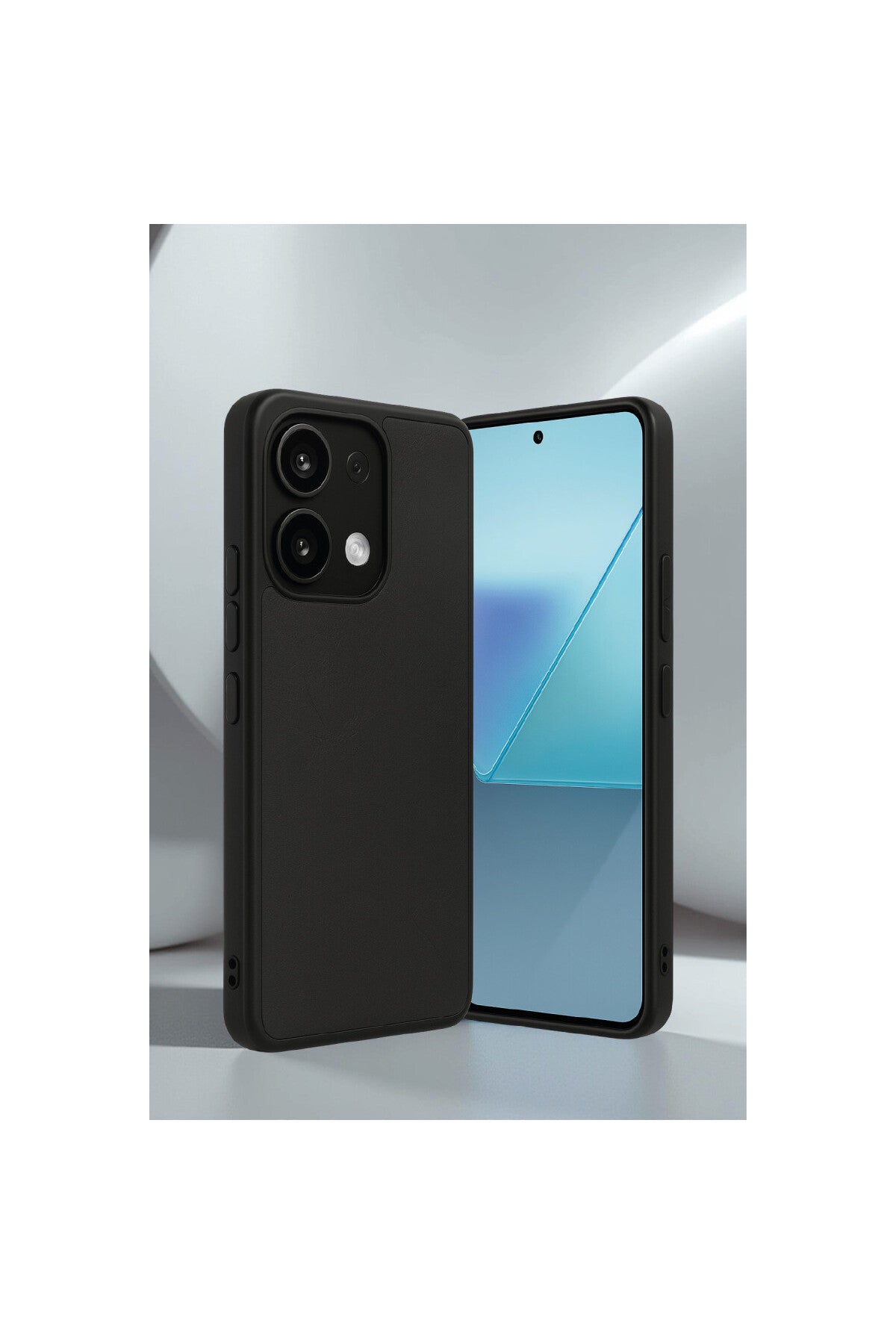 Xiaomi Redmi Note 13 4G Uyumlu Kılıf Aras Deri Kapak - Bordo