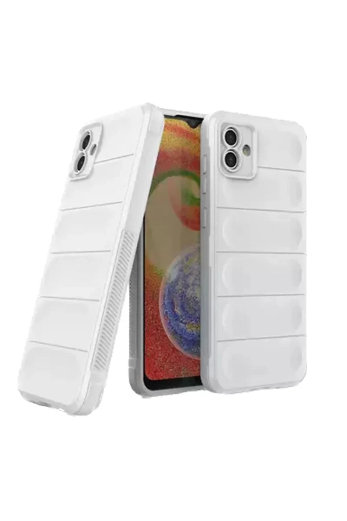 Samsung Galaxy A05 Uyumlu Kılıf Optimum Silikon - Krem