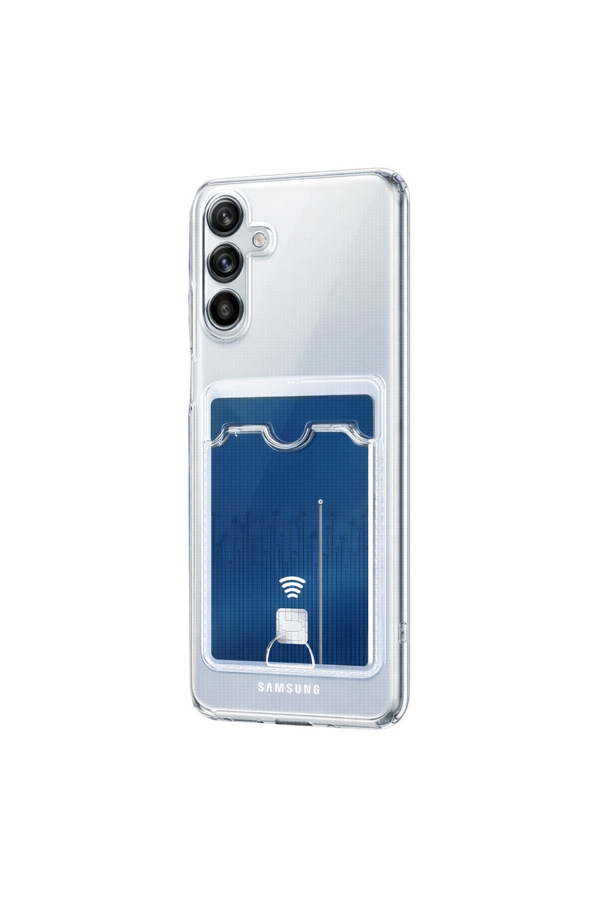 Samsung Galaxy A37 5G Uyumlu Kart Şeffaf Silikon - Şeffaf