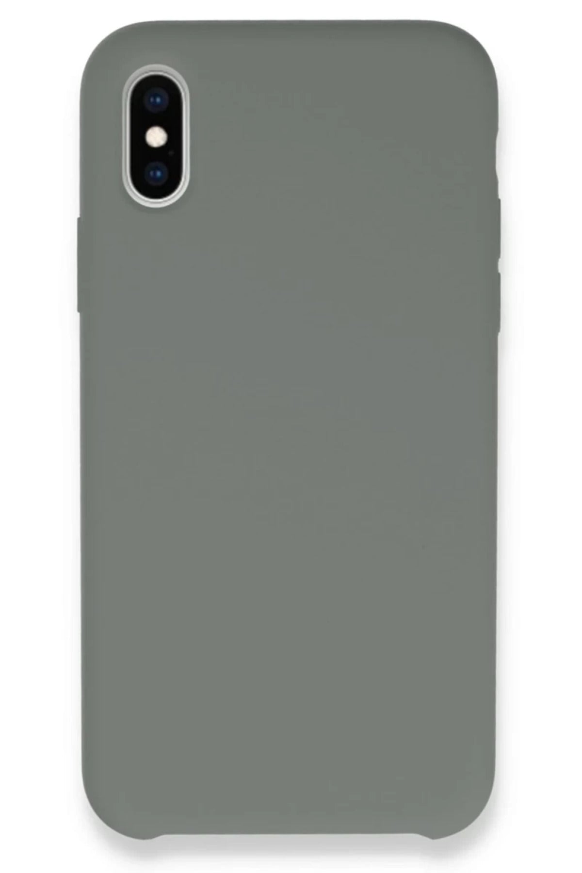 Apple iPhone XS Max Uyumlu Kılıf Lansman Legant Silikon - Gri