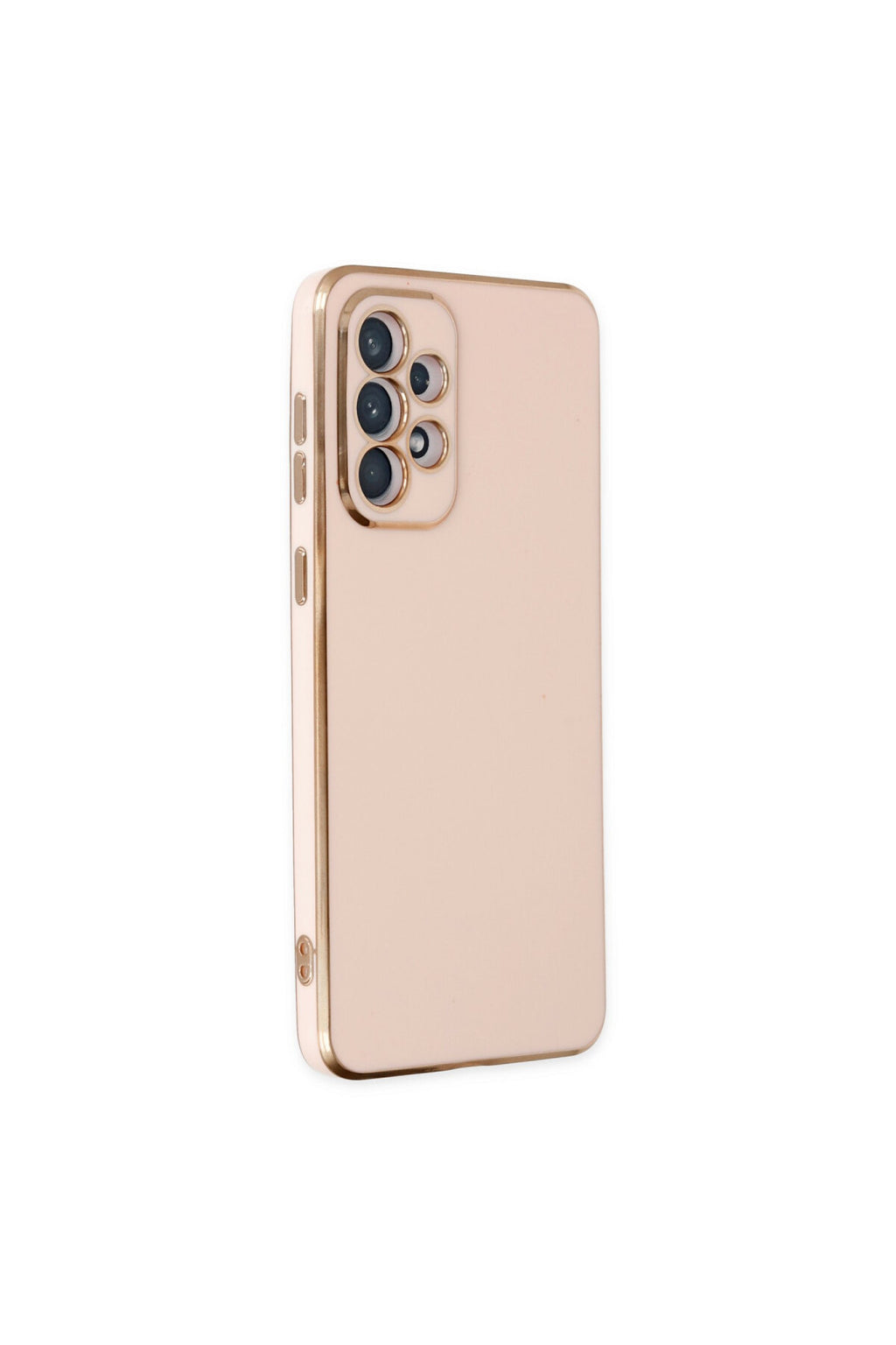 Samsung Galaxy A73 5G Uyumlu Kılıf Volet Silikon - Pembe