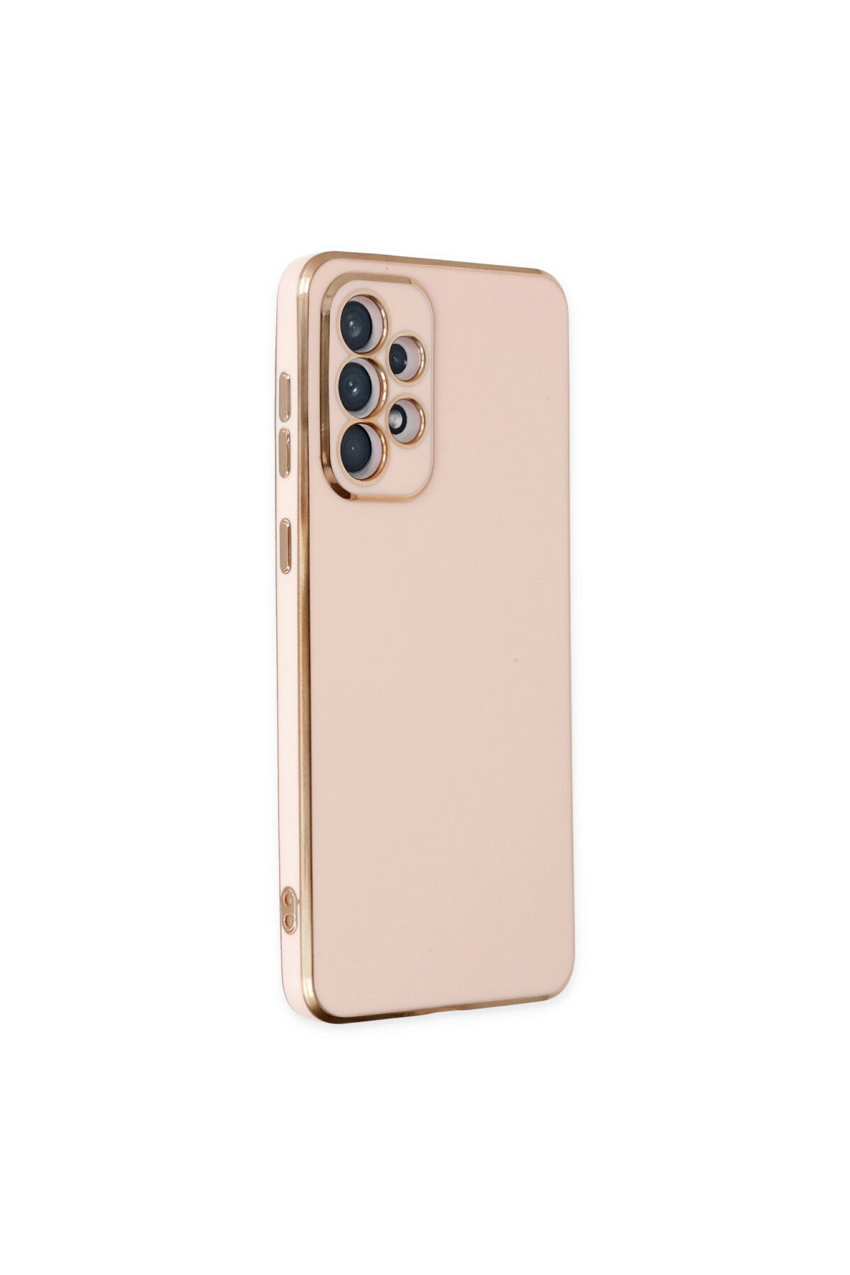 Samsung Galaxy A73 5G Uyumlu Kılıf Volet Silikon - Pembe