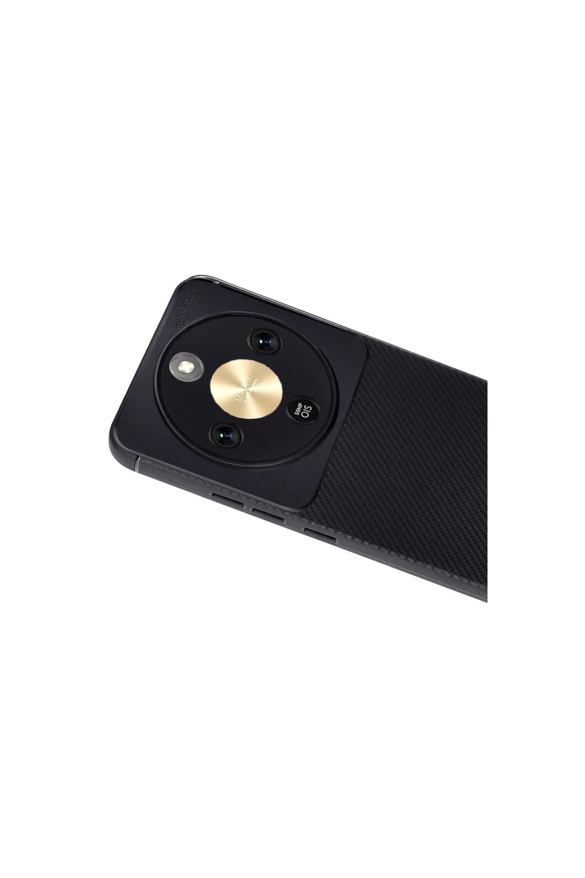 Huawei Honor Magic 8 Lite Uyumlu Auto Focus Karbon Kapak - Siyah