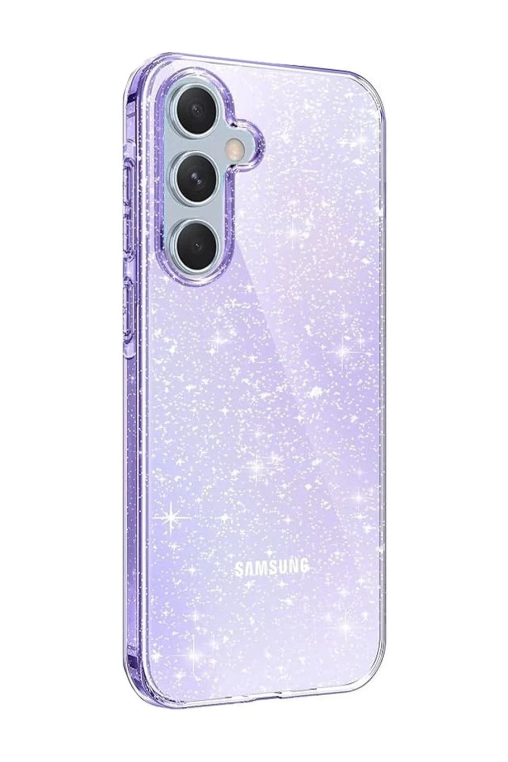 Samsung Galaxy A15 4G Uyumlu Kılıf Glow Kapak - Mor