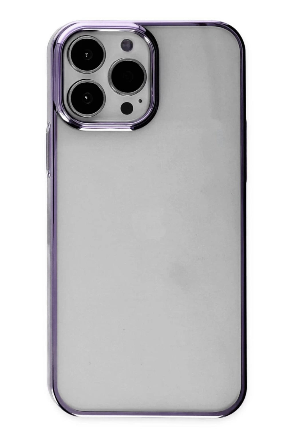 Apple iPhone 13 Pro Max Uyumlu Kılıf Element Silikon - Mor