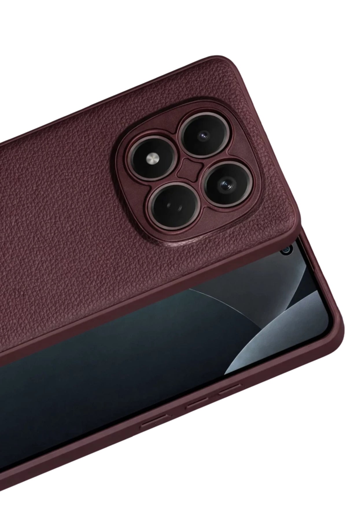 Xiaomi Redmi Note 15 Pro Plus 5G Uyumlu Thermax Silikon Kılıf - Bordo