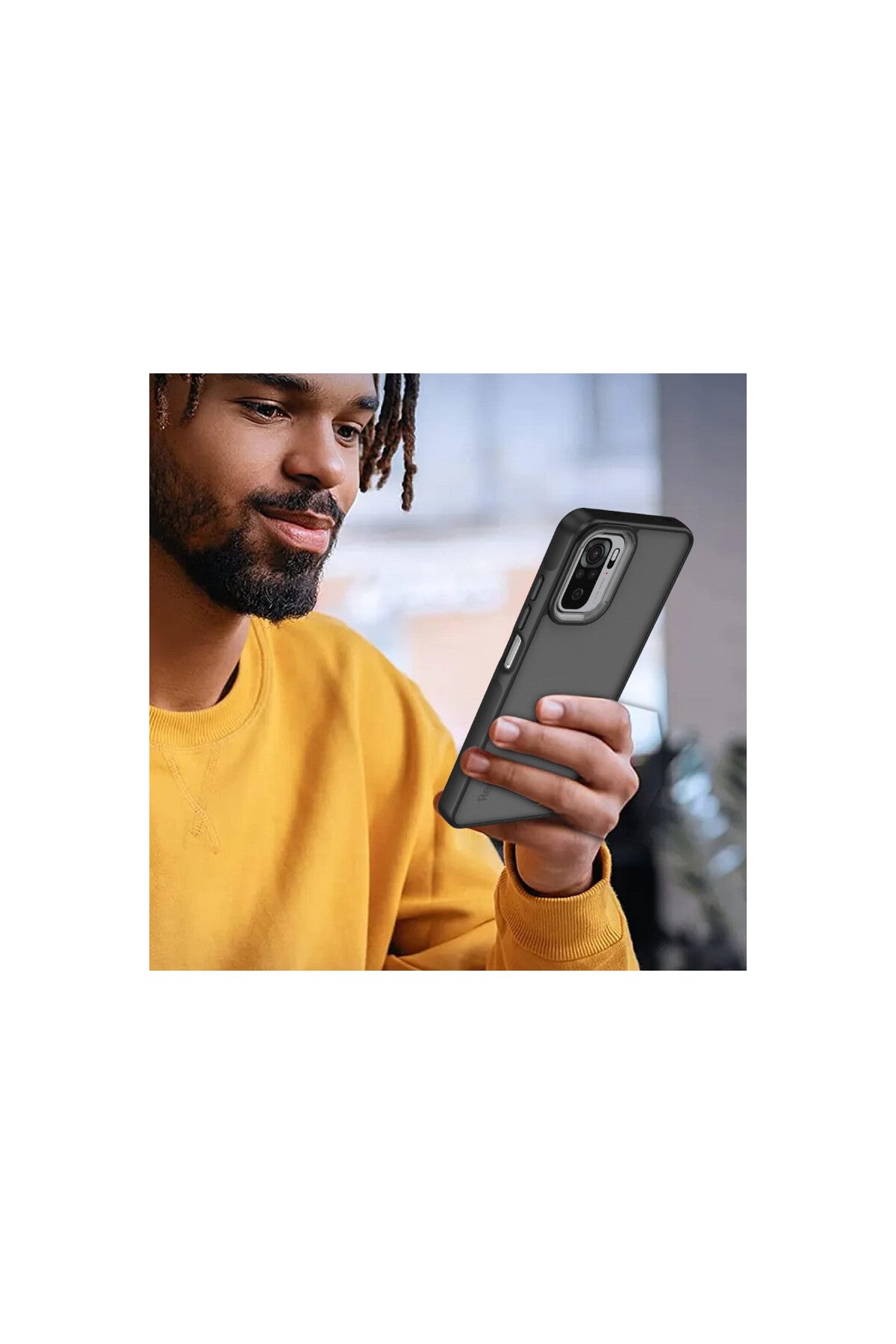 Xiaomi Redmi Note 10 Pro Uyumlu Kılıf Elegant Kapak - Pudra