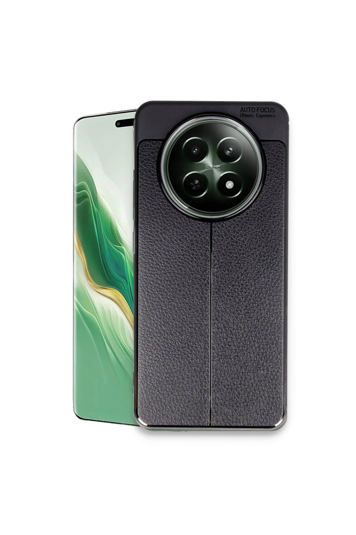 Realme 12 5G Uyumlu Kılıf Auto Focus Kapak - Siyah