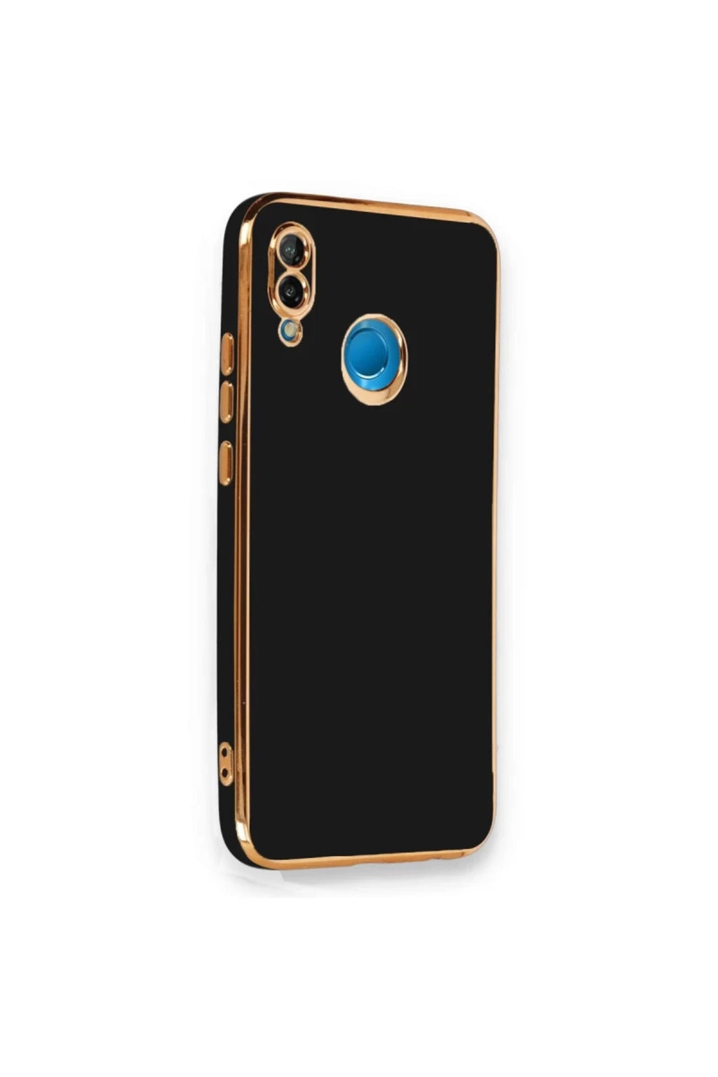 Huawei P20 Lite Uyumlu Kılıf Volet Silikon - Siyah