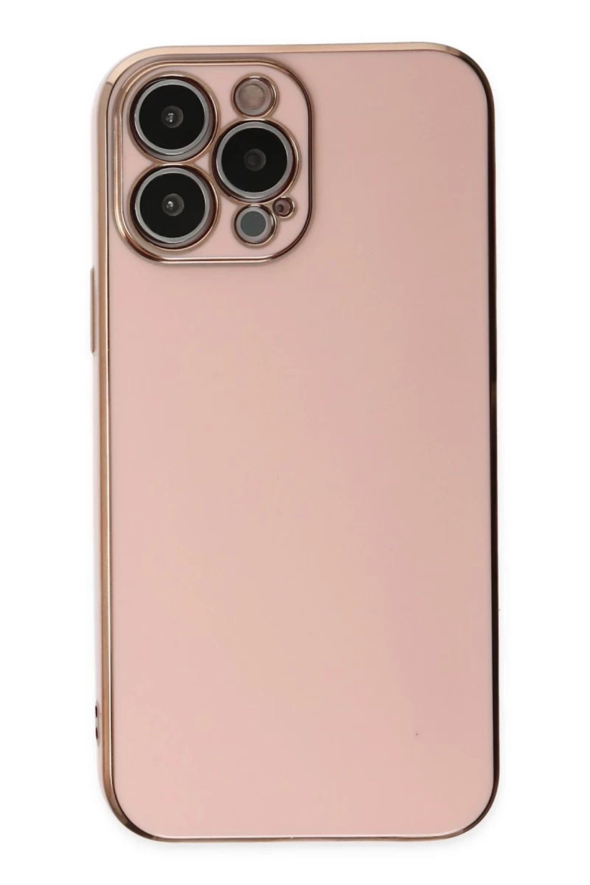 Apple iPhone 14 Pro Max Uyumlu Kılıf Volet Silikon - Pembe