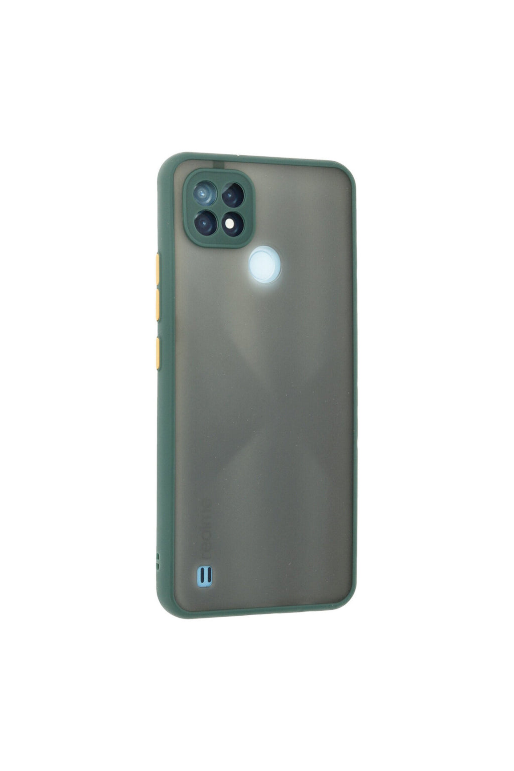 Realme C21 Uyumlu Kılıf Montreal Silikon Kapak - Yeşil