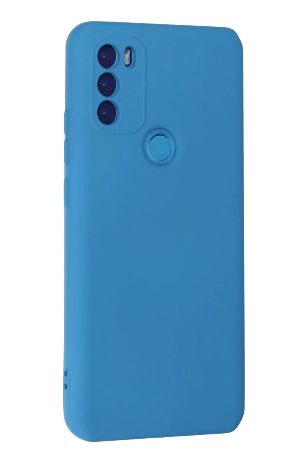 General Mobile GM 21 Plus Kılıf Nano içi Kadife Silikon - Mavi