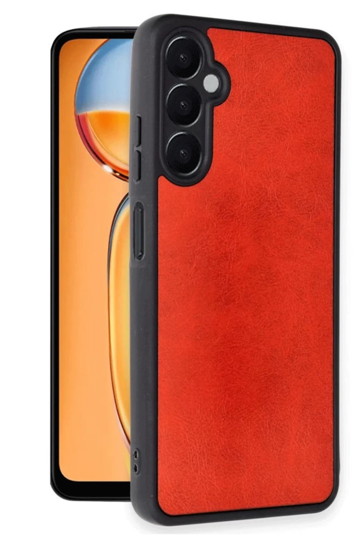 Samsung Galaxy A26 Uyumlu Kılıf Aras Deri Kapak - Kırmızı