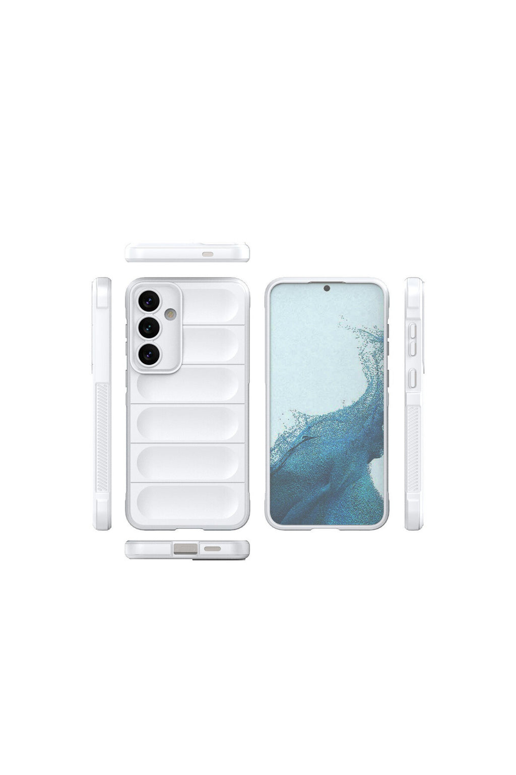 Samsung Galaxy S24 Uyumlu Kılıf Optimum Silikon - Krem