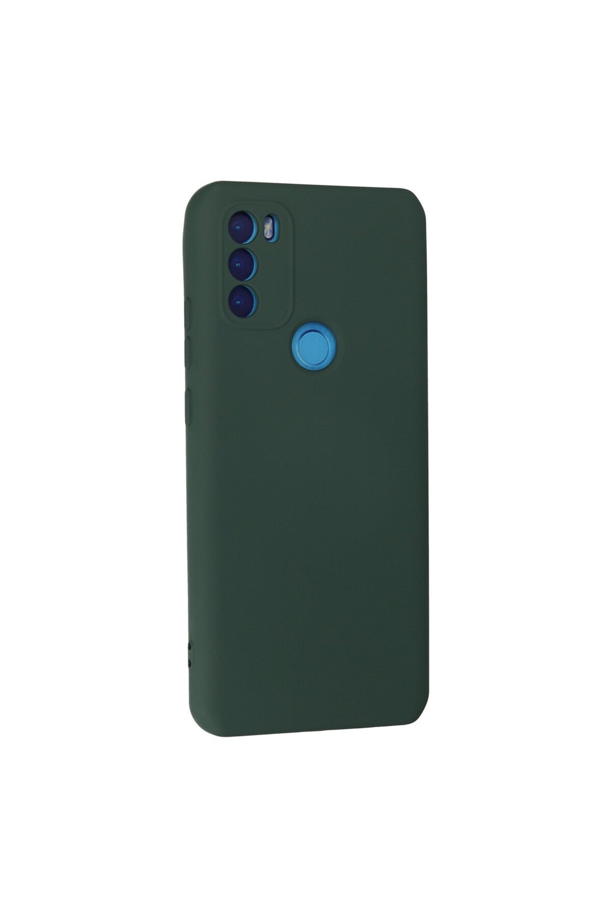 General Mobile GM 21 Plus Kılıf Nano içi Kadife Silikon - Koyu Yeşil