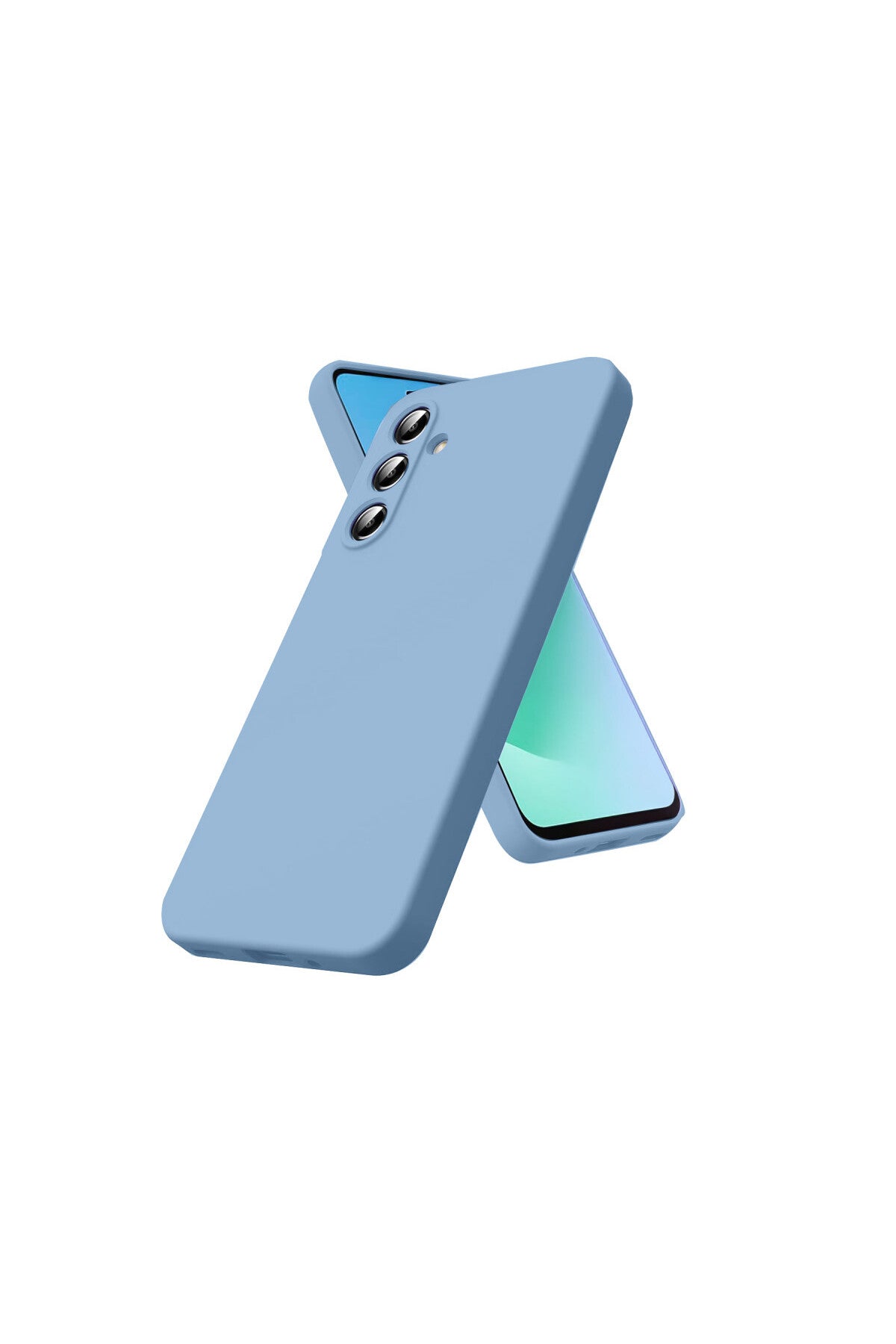 Samsung Galaxy A17 5G Uyumlu Nano içi Kadife Silikon - Mavi