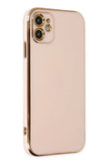 Apple iPhone 12 Uyumlu Kılıf Volet Silikon - Pembe