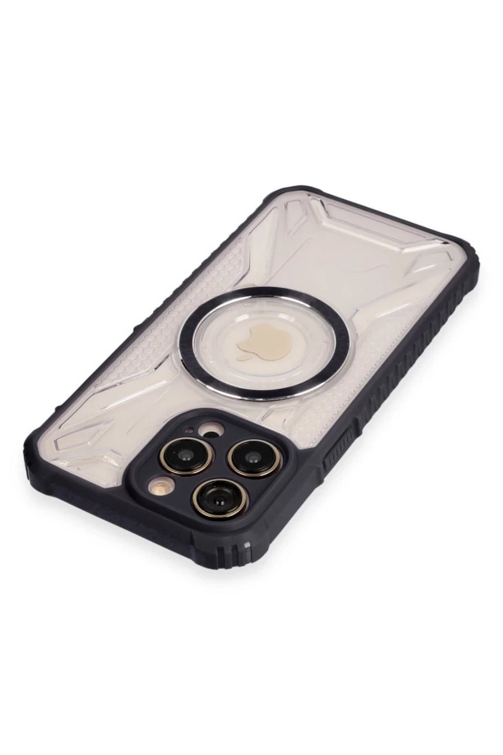Apple iPhone 13 Pro Uyumlu Kılıf Prag Magneticsafe Kapak - Siyah