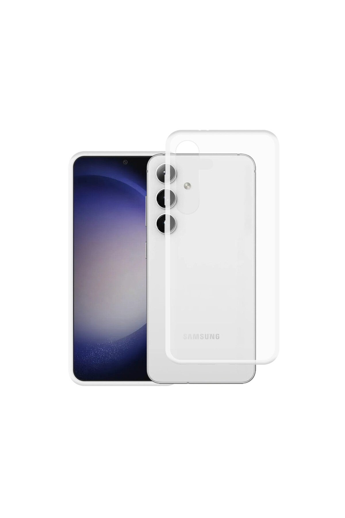 Samsung Galaxy S24 Uyumlu Kılıf Lüx Şeffaf Silikon