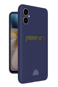Samsung Galaxy A05 Uyumlu Kelvin Kartvizitli Silikon - Lacivert