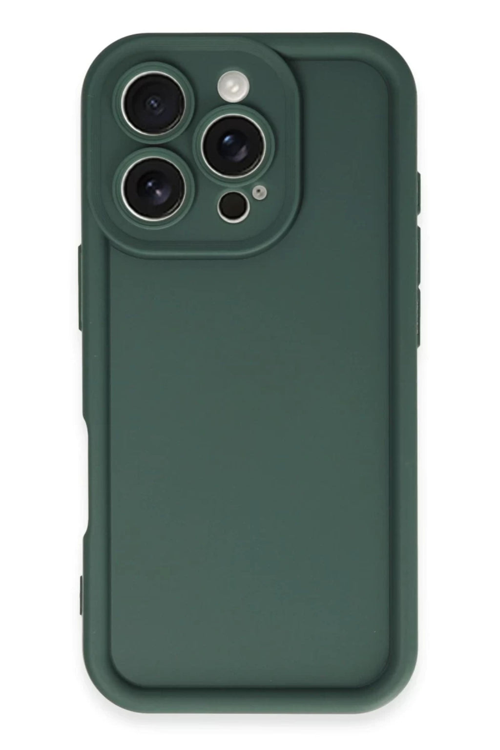 Apple iPhone 16 Pro Max Uyumlu Kılıf Viera Silikon - Koyu Yeşil