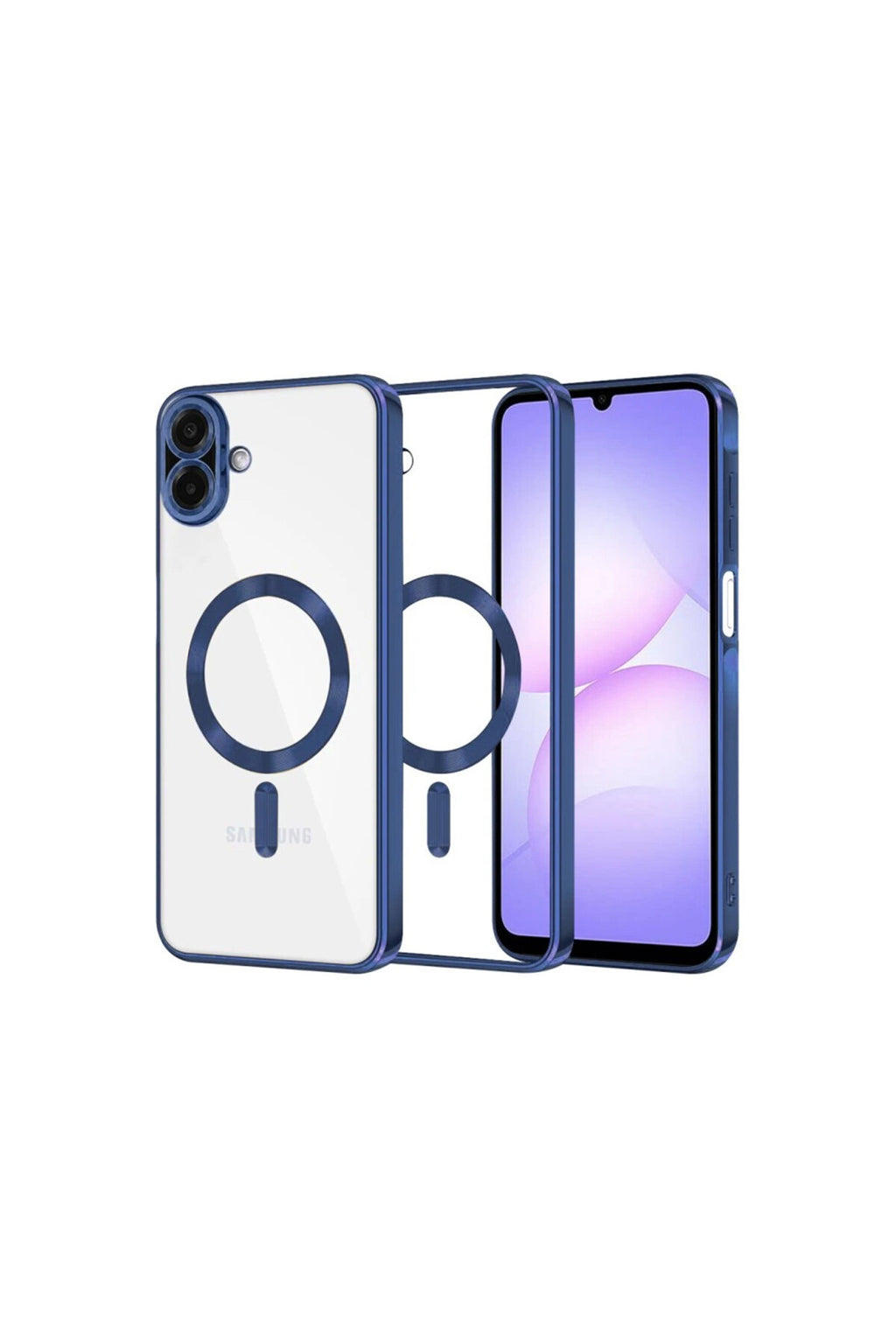 Samsung Galaxy A07 4G Uyumlu Kross Magneticsafe Kapak - Lacivert