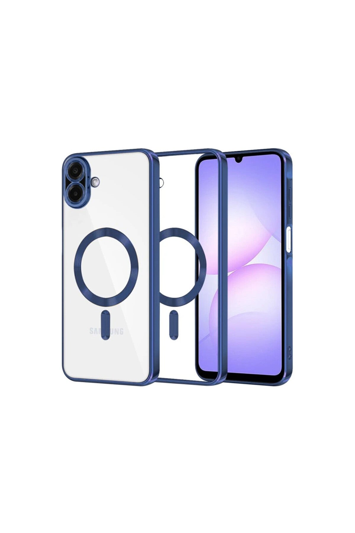 Samsung Galaxy A07 4G Uyumlu Kross Magneticsafe Kapak - Lacivert