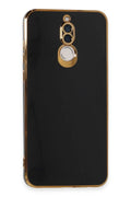 Huawei Mate 10 Lite Uyumlu Kılıf Volet Silikon - Siyah