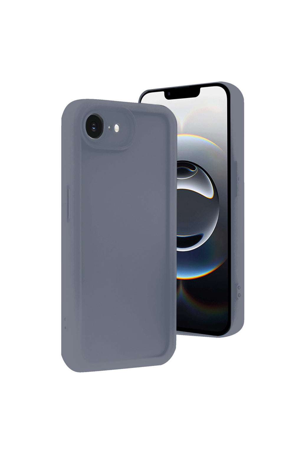 Apple iPhone 16E Uyumlu Kılıf Viera Silikon - Gri