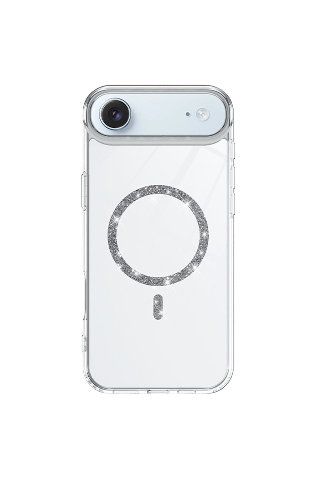 Apple iPhone 17 Air Uyumlu Live Diamond Magsafe Kapak - Şeffaf