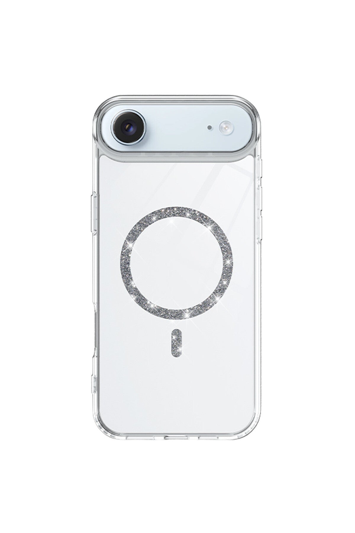 Apple iPhone 17 Air Uyumlu Live Diamond Magsafe Kapak - Şeffaf