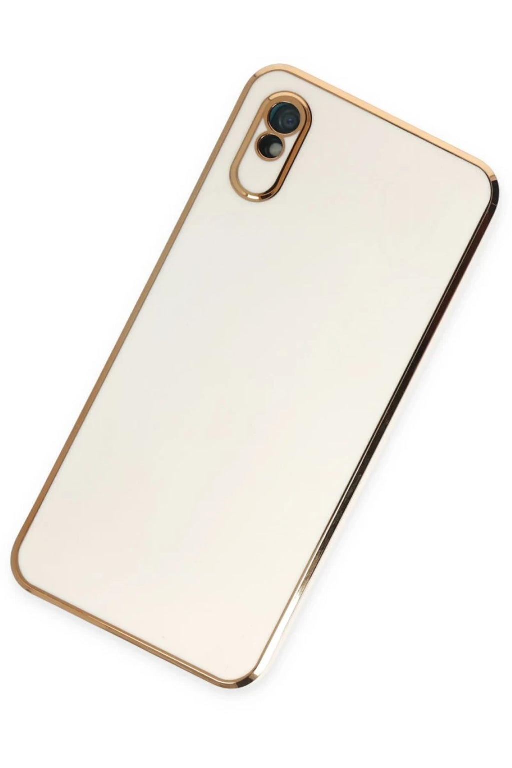 Xiaomi Redmi 9A Uyumlu Kılıf Volet Silikon - Beyaz