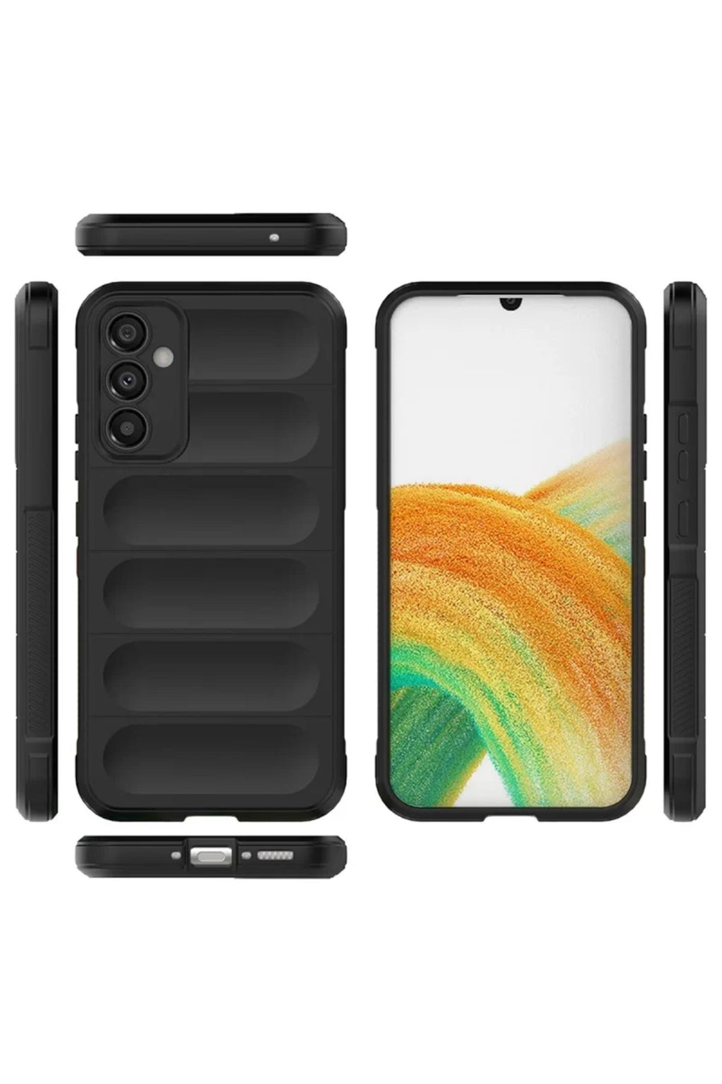 Samsung Galaxy A25 5G Uyumlu Kılıf Optimum Silikon - Siyah