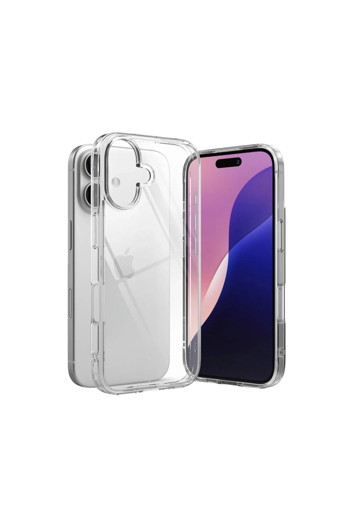 Apple iPhone 17 Uyumlu Lüx Şeffaf Silikon - Şeffaf