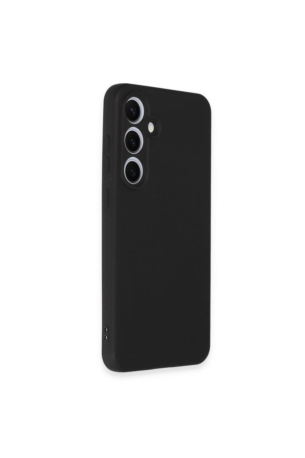 Samsung Galaxy S24 FE Uyumlu Kılıf Nano içi Kadife Silikon - Siyah
