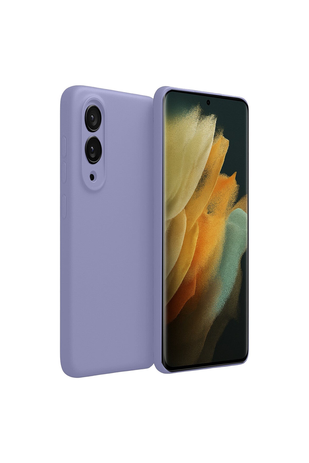 Samsung Galaxy S25 Uyumlu Edge First Silikon - Lila