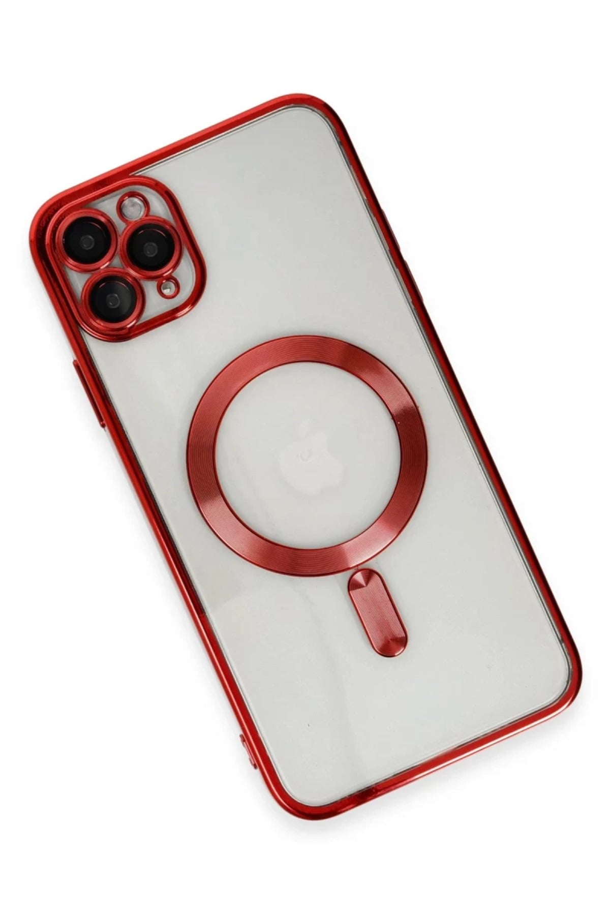 Apple iPhone 11 Pro Max Uyumlu Kılıf Kross Magneticsafe Kapak - Kırmızı
