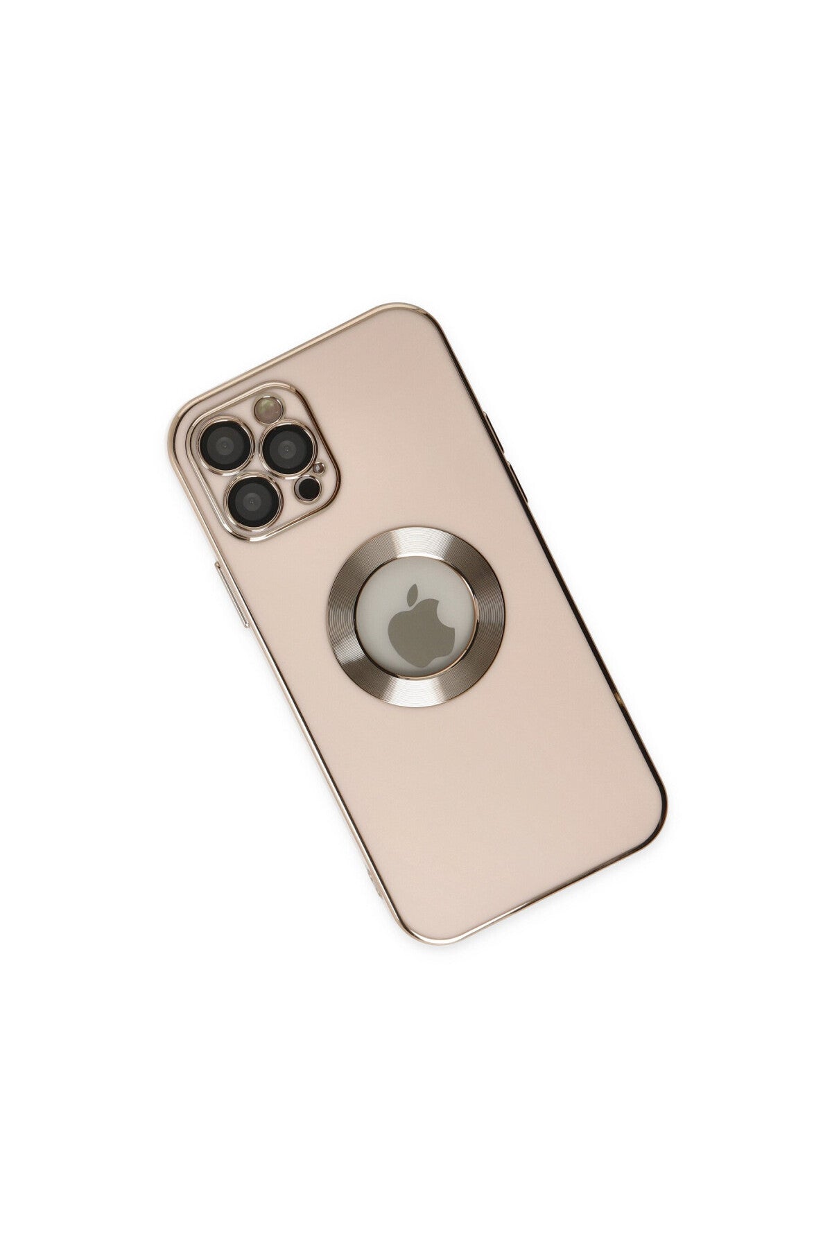Apple iPhone 12 Pro Uyumlu Kılıf Store Silikon - Pembe