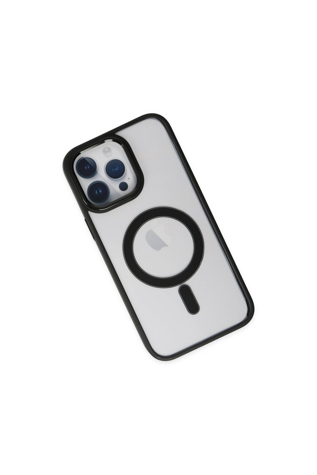 Apple iPhone 14 Pro Uyumlu Kılıf Room Magneticsafe Silikon - Siyah