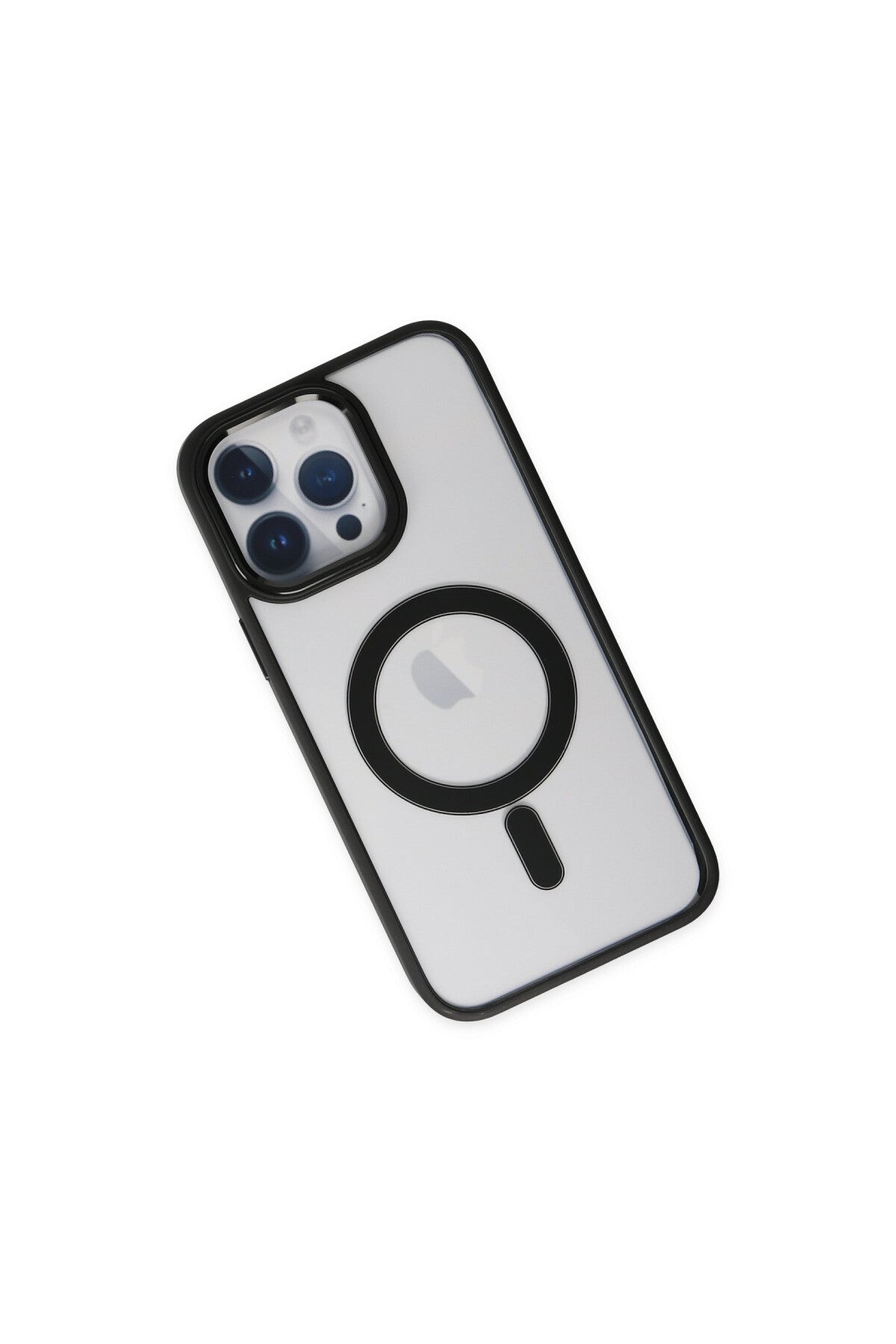 Apple iPhone 14 Pro Uyumlu Kılıf Room Magneticsafe Silikon - Siyah