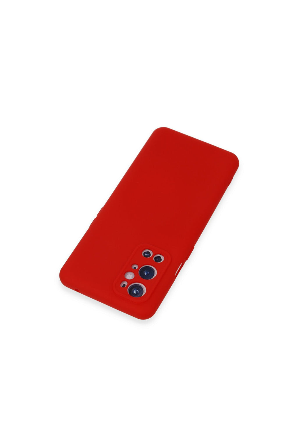 One Plus 9 Pro Kılıf Nano içi Kadife Silikon - Kırmızı