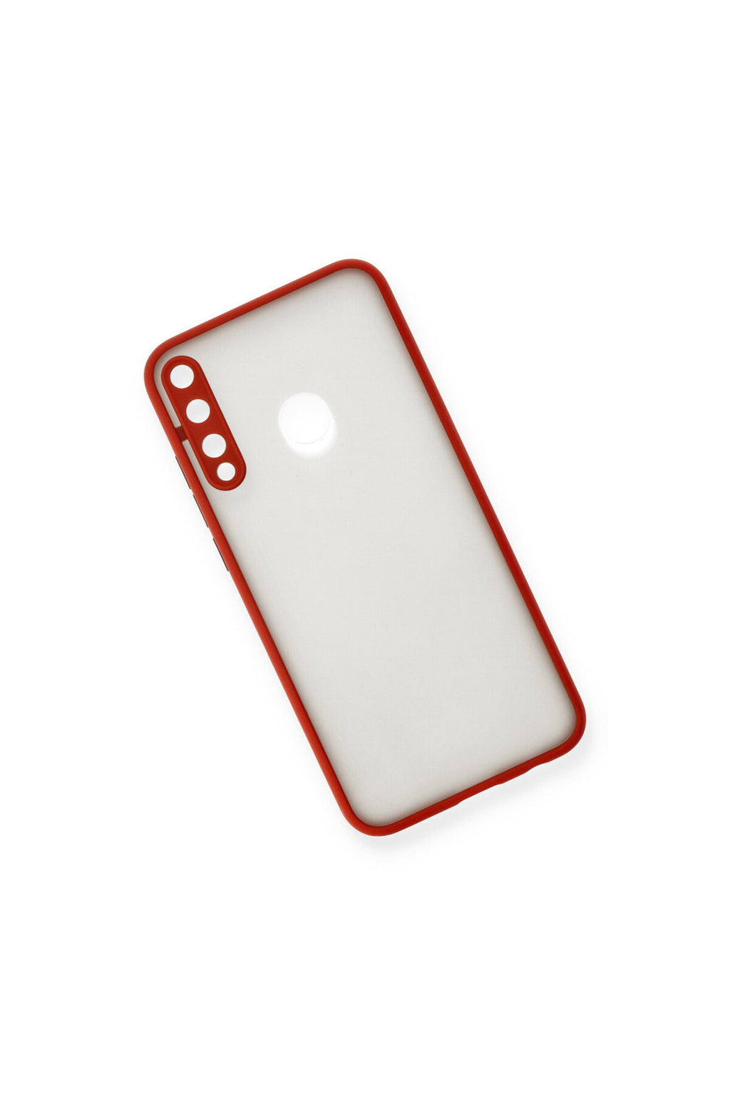 Huawei P40 Lite Uyumlu E Kılıf Montreal Silikon Kapak - Kırmızı