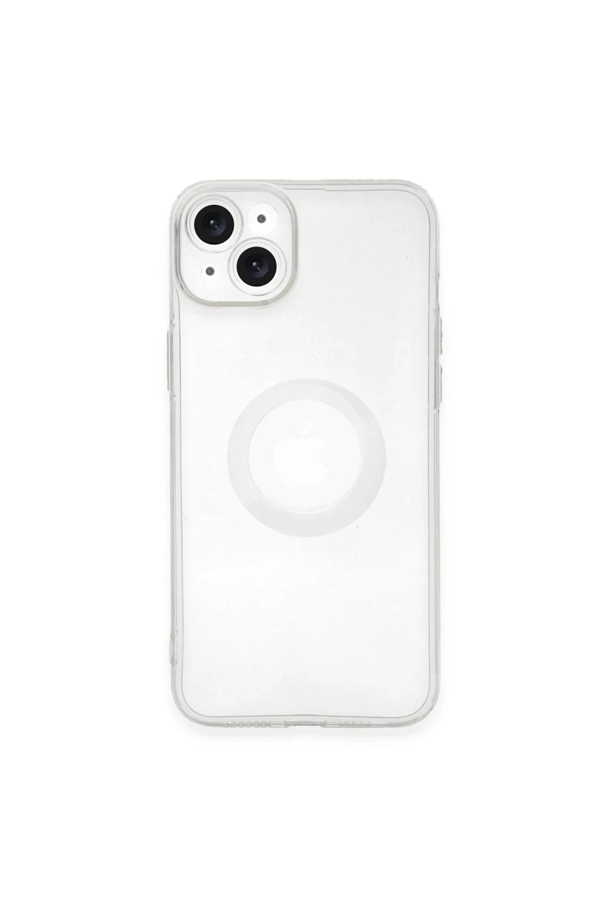 Apple iPhone 14 Plus Uyumlu Kılıf Santa Lens Silikon - Şeffaf