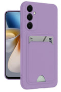 Samsung Galaxy S24 Plus Uyumlu Kelvin Kartvizitli Silikon - Lila