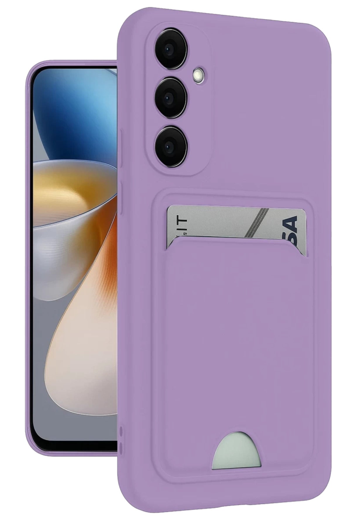 Samsung Galaxy S24 Plus Uyumlu Kelvin Kartvizitli Silikon - Lila