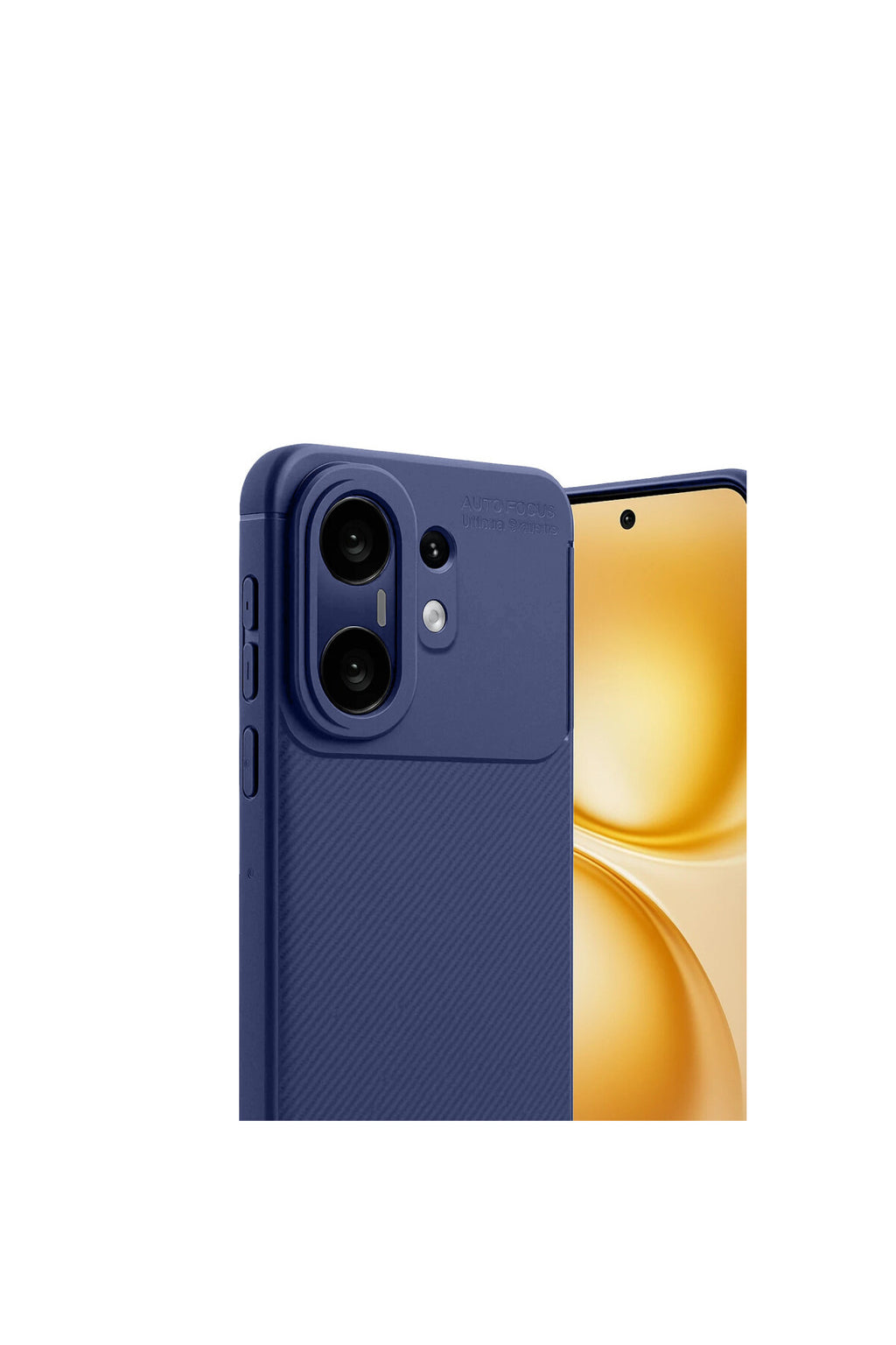 Vivo X200 FE Uyumlu Auto Focus Karbon Kapak - Lacivert