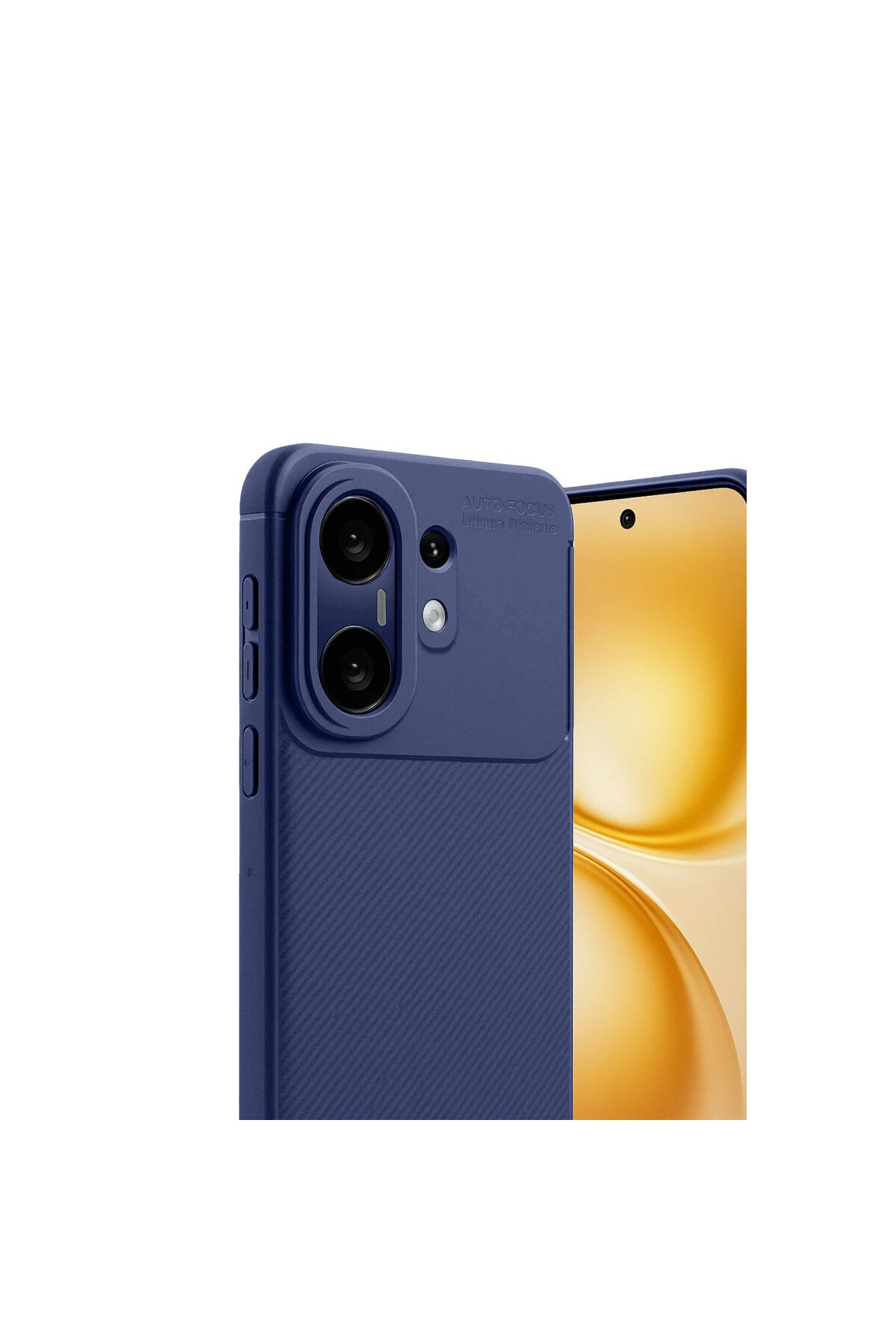 Vivo X200 FE Uyumlu Auto Focus Karbon Kapak - Lacivert